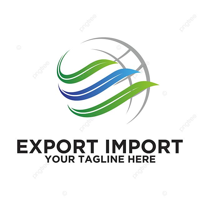 Export Import β Globe & Leaves Logo