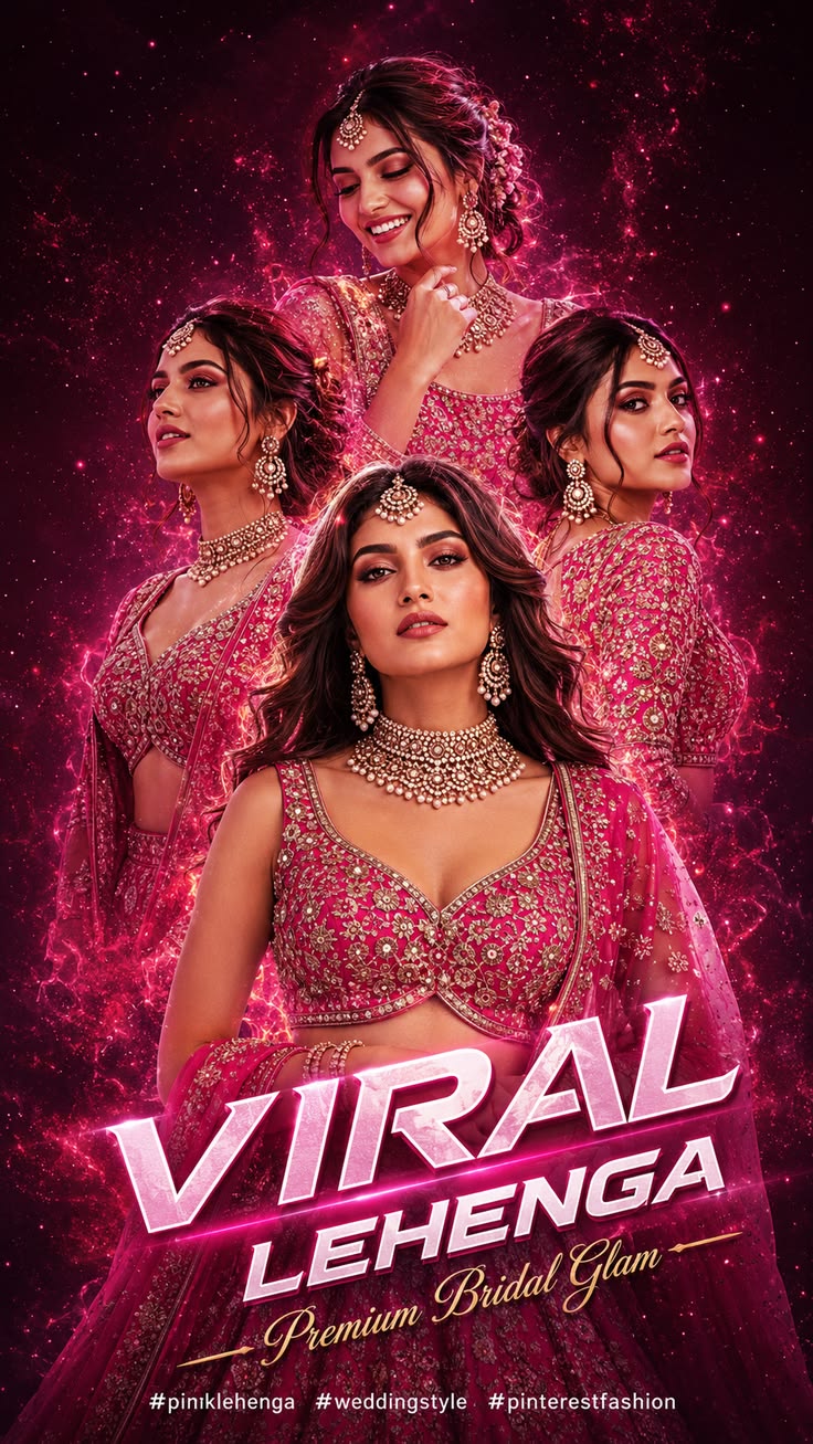 Viral Lehenga — Bridal Glam Poster
