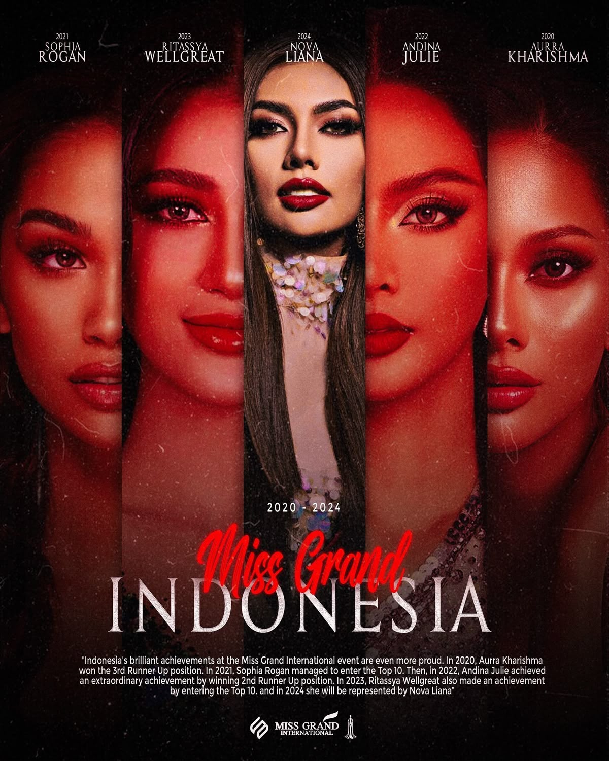 Miss Grand Indonesia — Pageant Poster