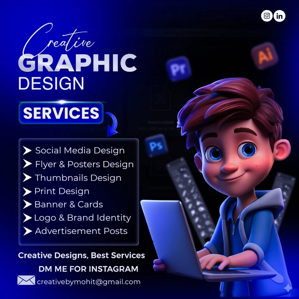 Creative Graphic Design Services — Flyer