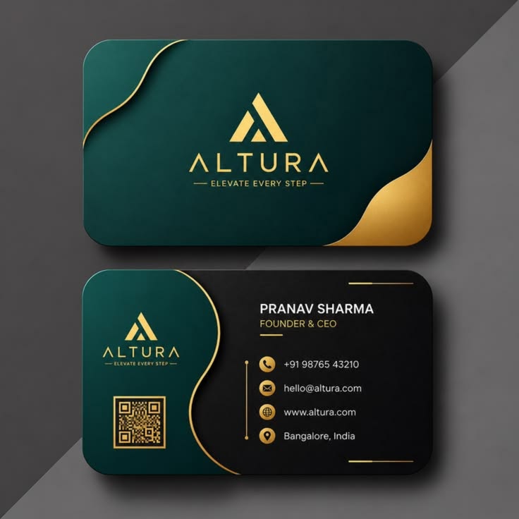 Altura — Business Card Design