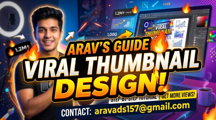 Viral Thumbnail Design β Step-by-Step Tutorial
