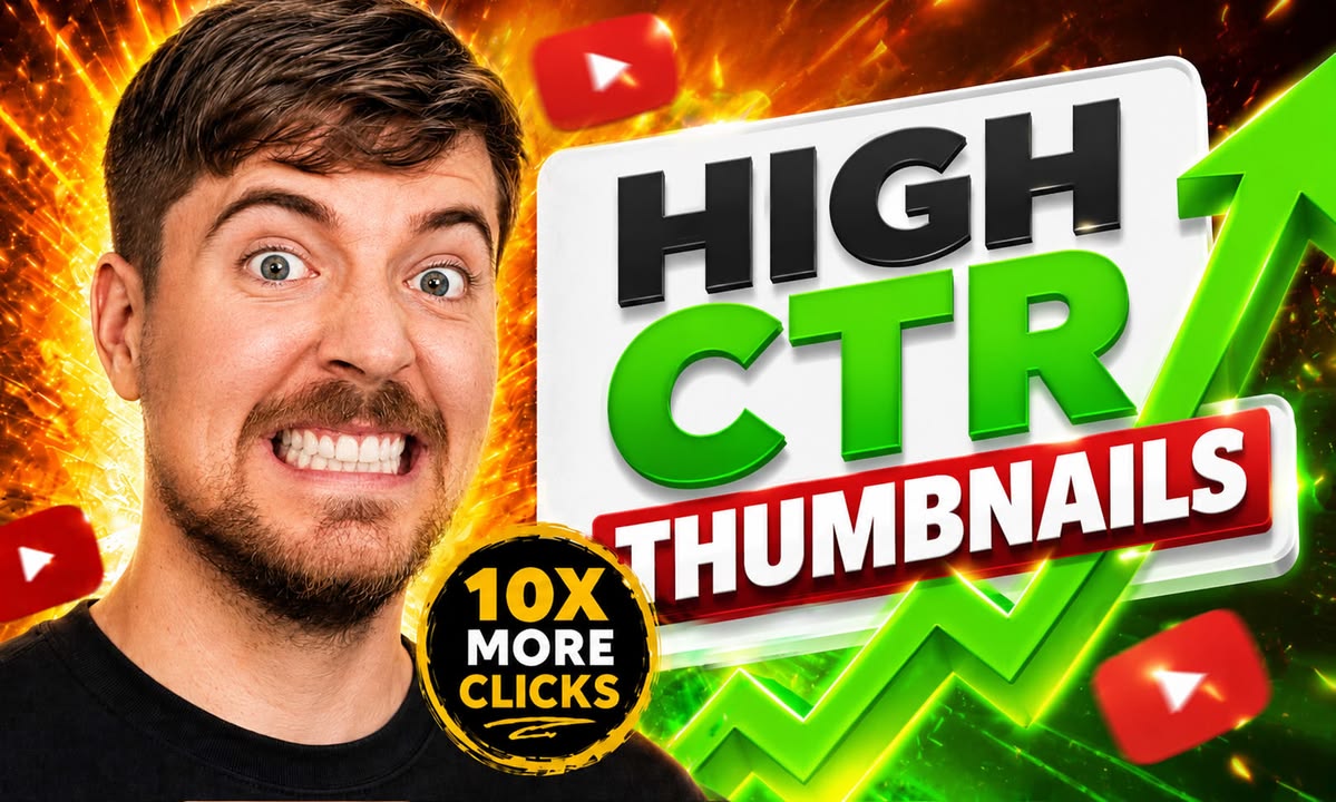 High CTR Thumbnails β 10X More Clicks