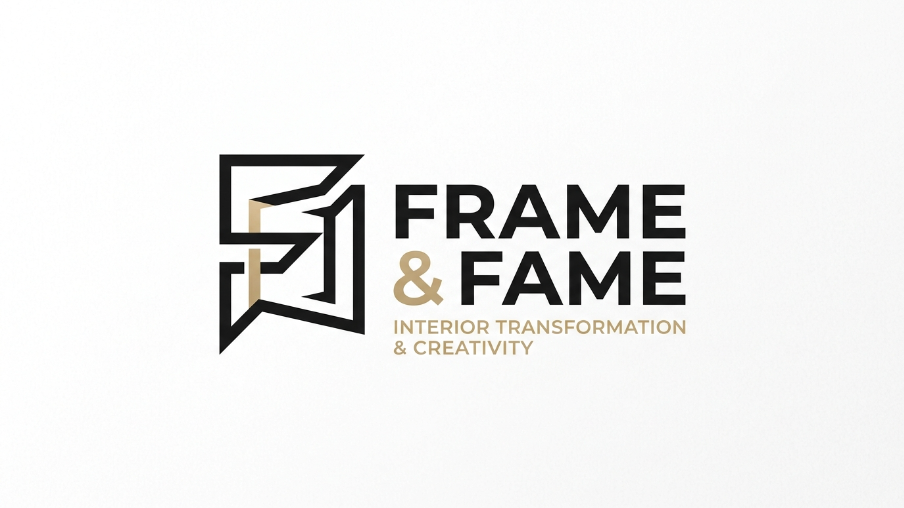 Frame & Fame β Monogram Logo