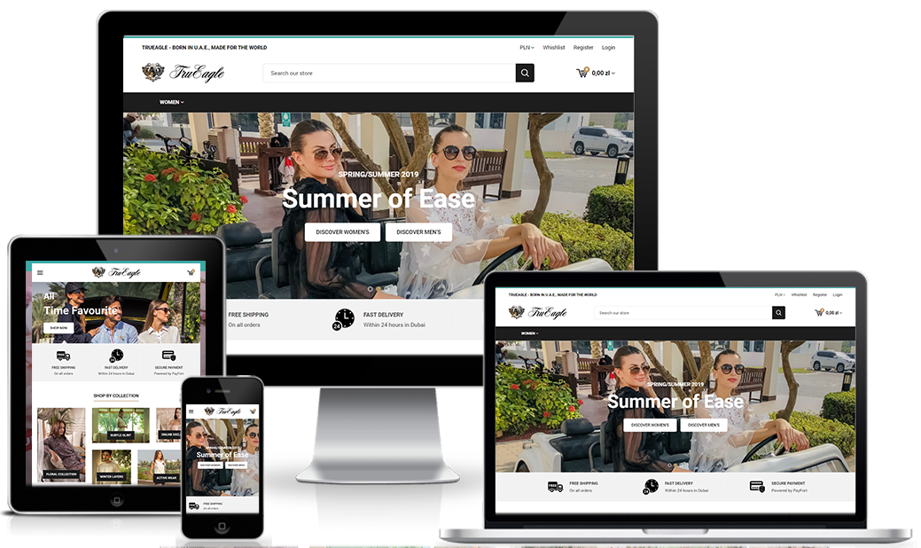 TruEagle — Fashion E-Commerce Store
