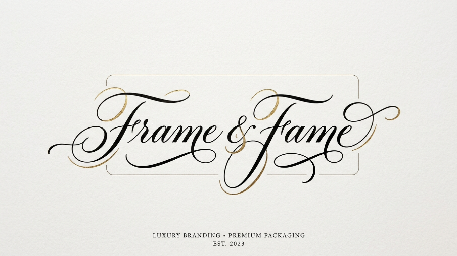 Frame & Fame β Luxury Branding