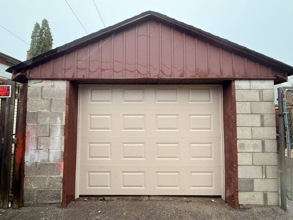 After — new garage door installed