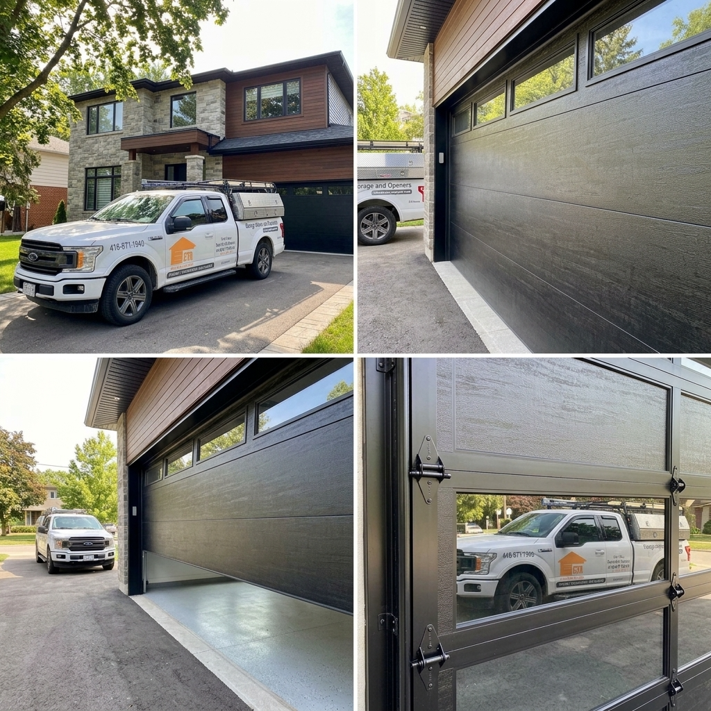 Modern Black Door Installs — Burlington, ON