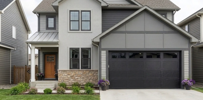 GTA Garage Door Collection Long Recessed
