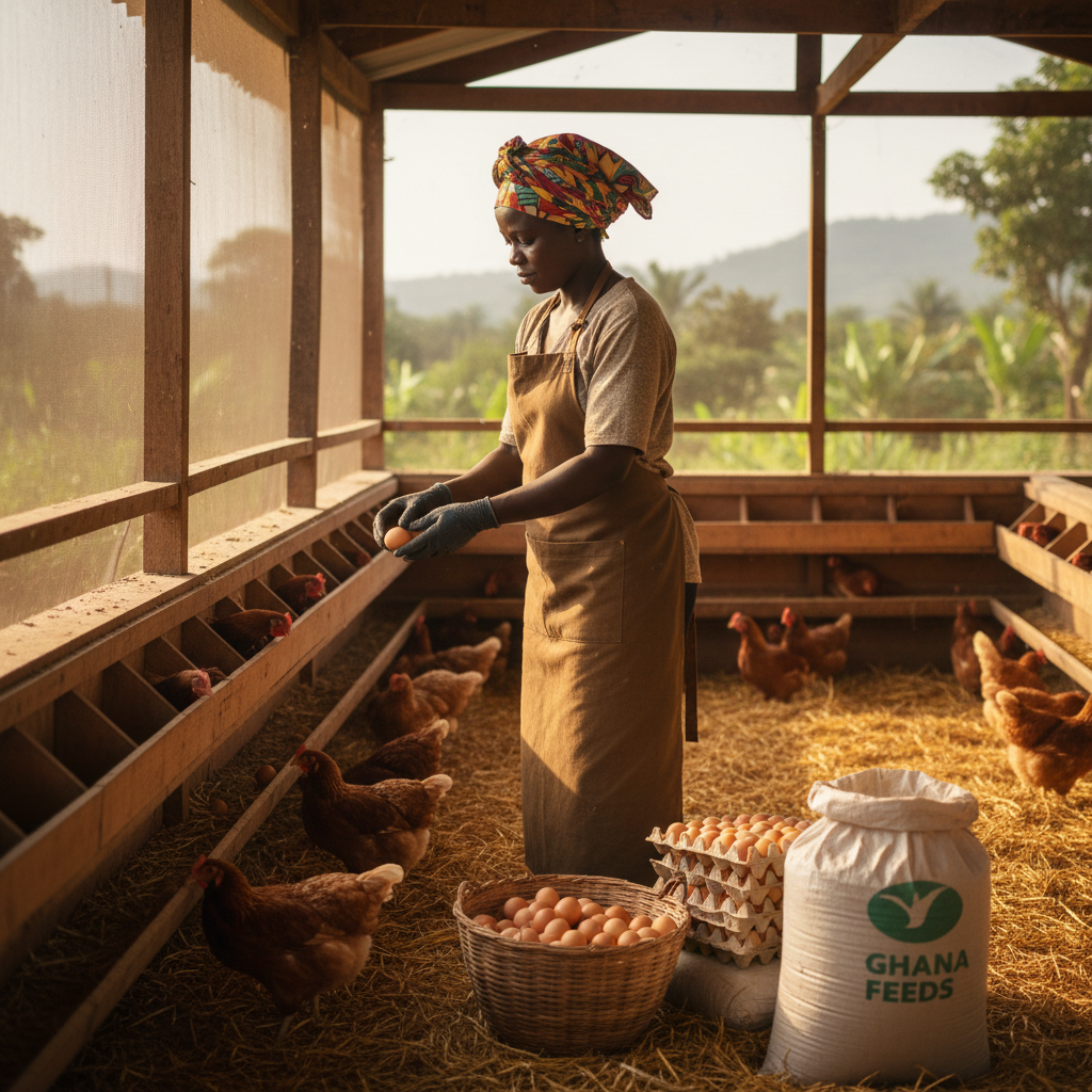 African poultry farmer