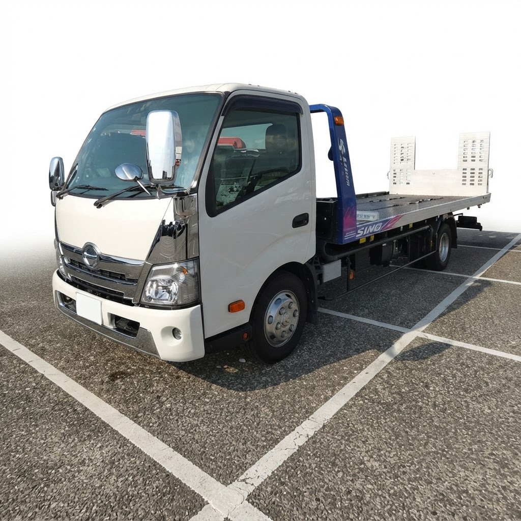 Hino Dutro Car Carrier (Tadano S-RIDE EX) 6