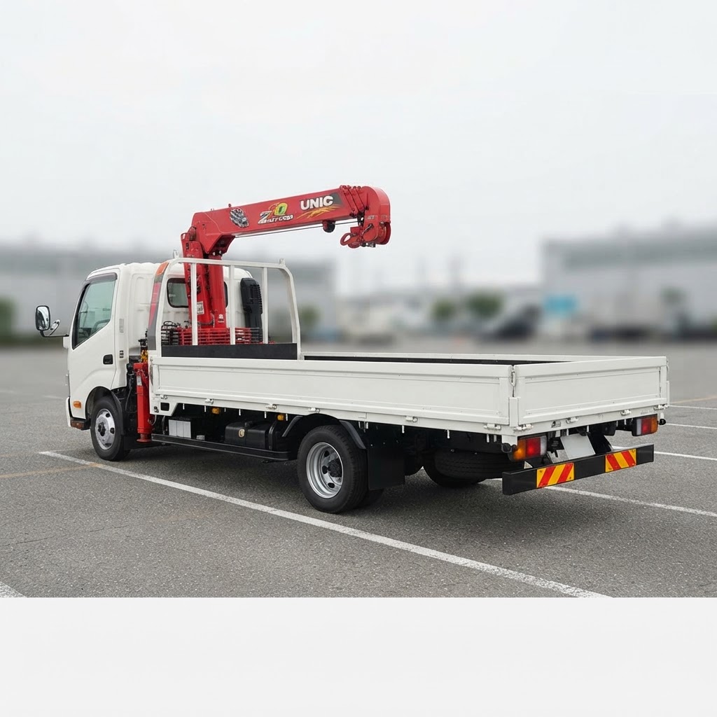 Hino Dutro Crane Carrier (Unic URG294) 4