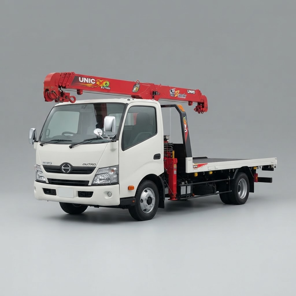 Hino Dutro Crane Carrier (Unic URG294)