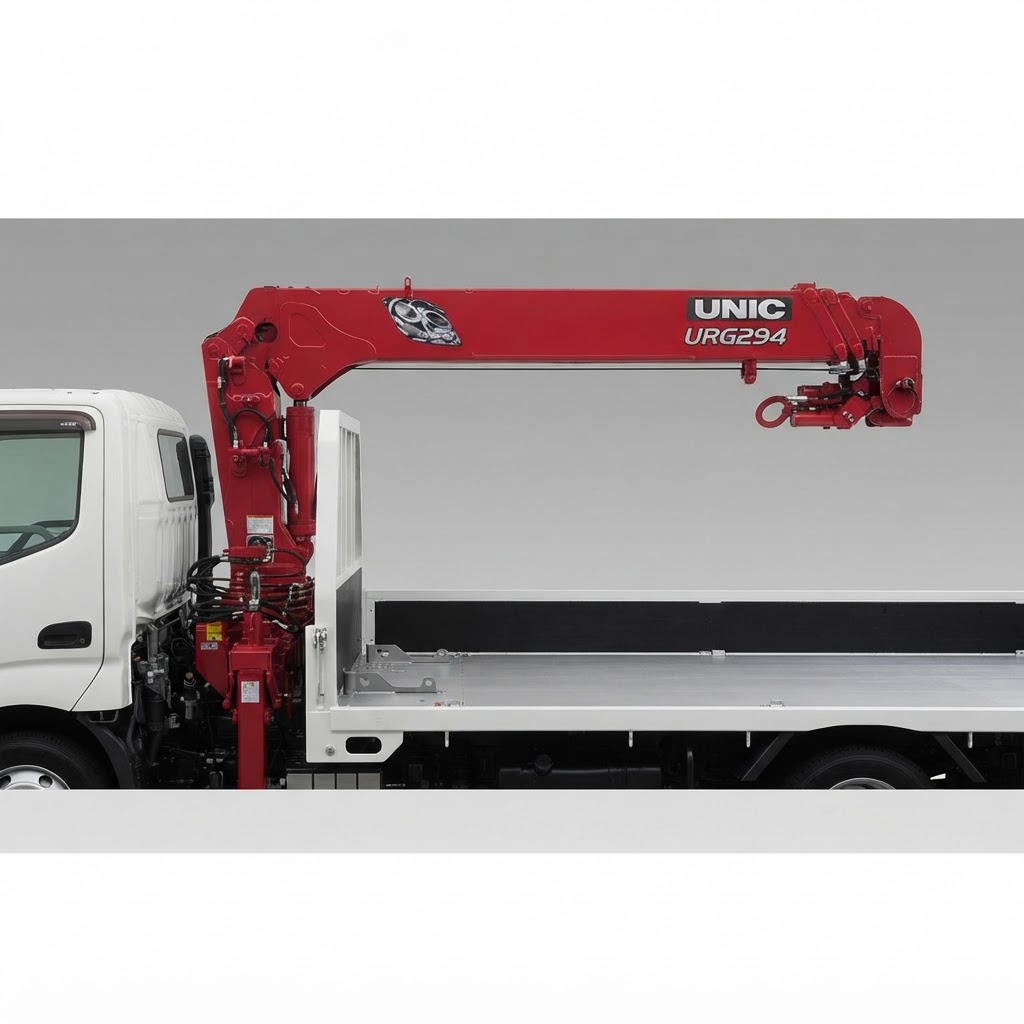 Hino Dutro Crane Carrier (Unic URG294) 2