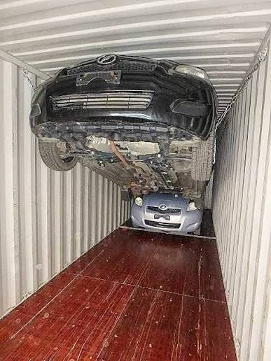 Toyota Prado — protected and ready for export