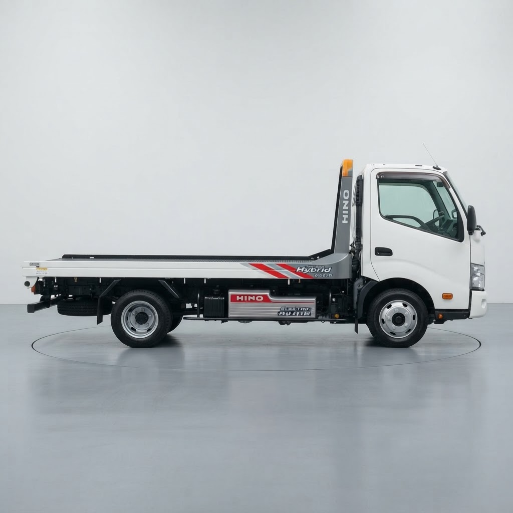 Hino Dutro Electric Wing Flatbed 3