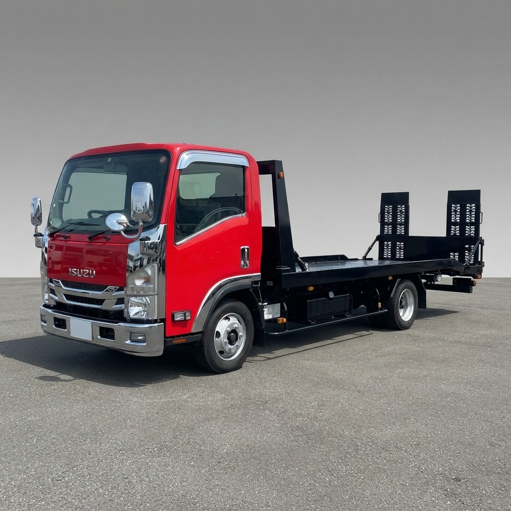 Isuzu Elf Custom SE (Kyokuto Flat Top Zero) 5