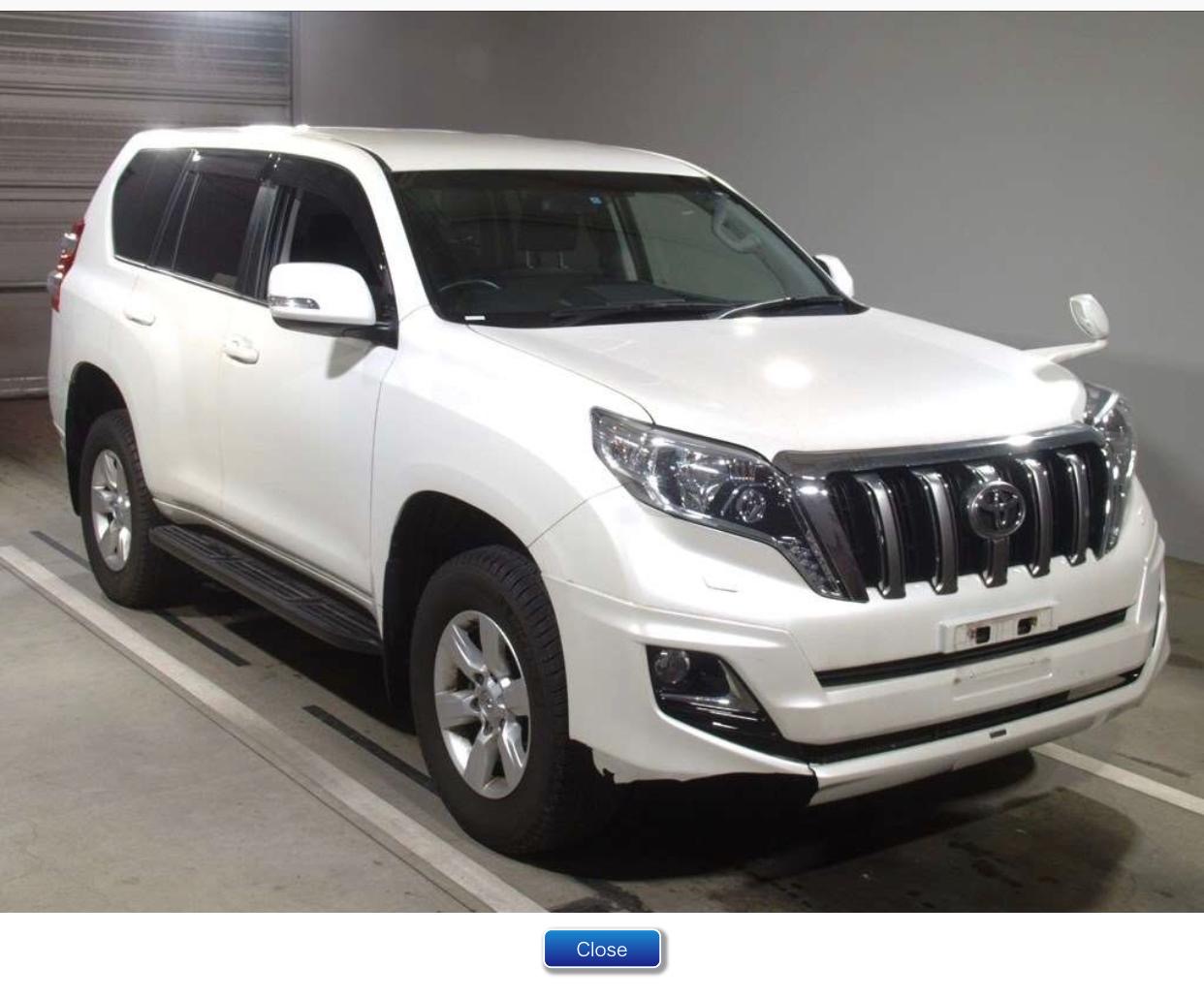 Prado auction inspection — front