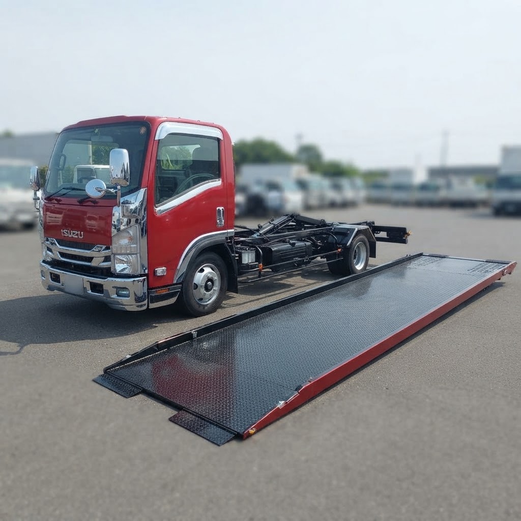 Isuzu Elf Custom SE (Kyokuto Flat Top Zero) 4
