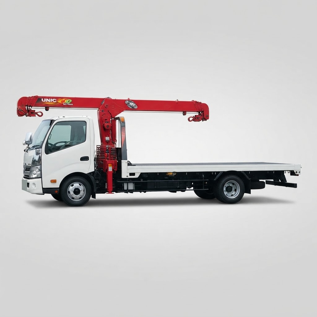 Hino Dutro Crane Carrier (Unic URG294) 3
