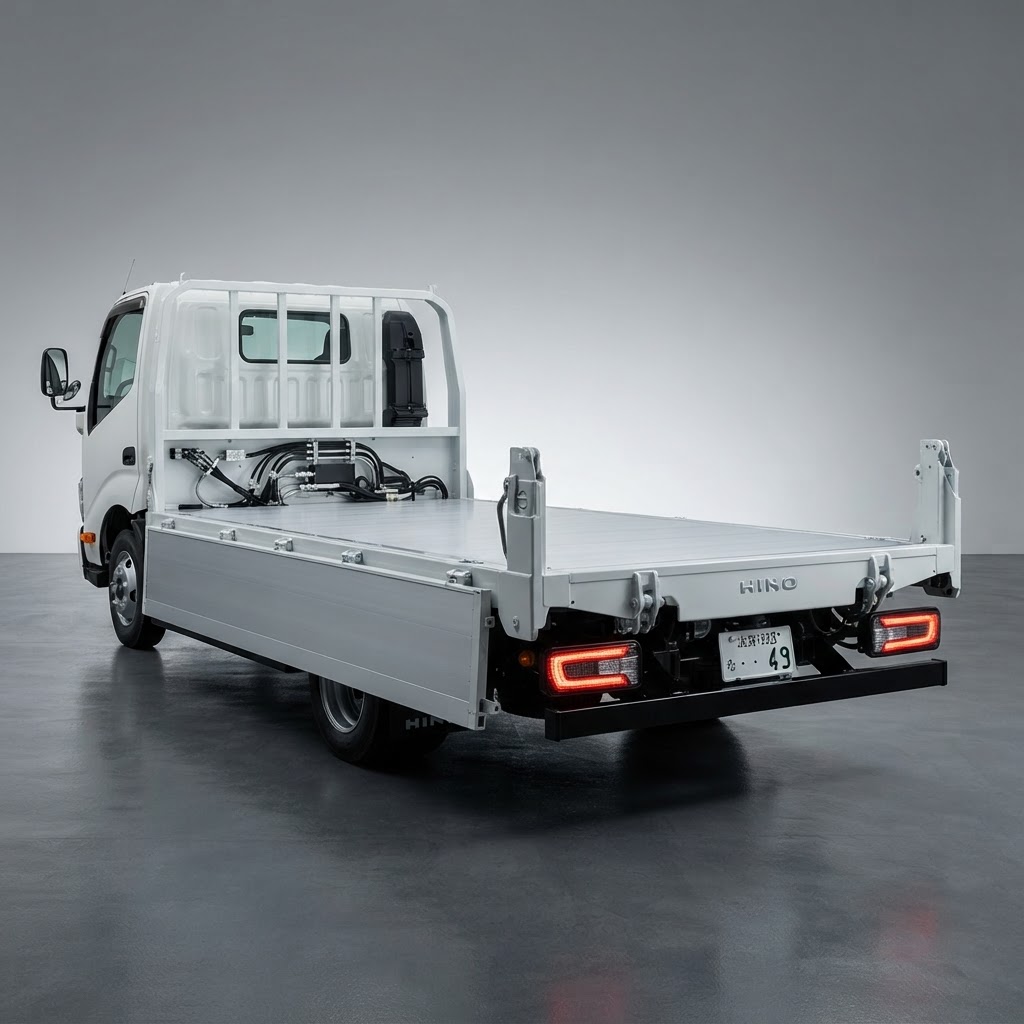 Hino Dutro Electric Wing Flatbed 4