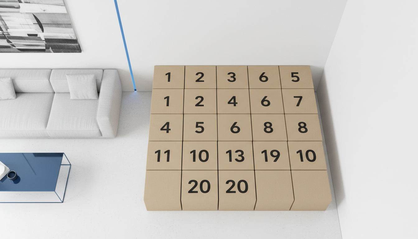 Organized boxes with Smart Packing