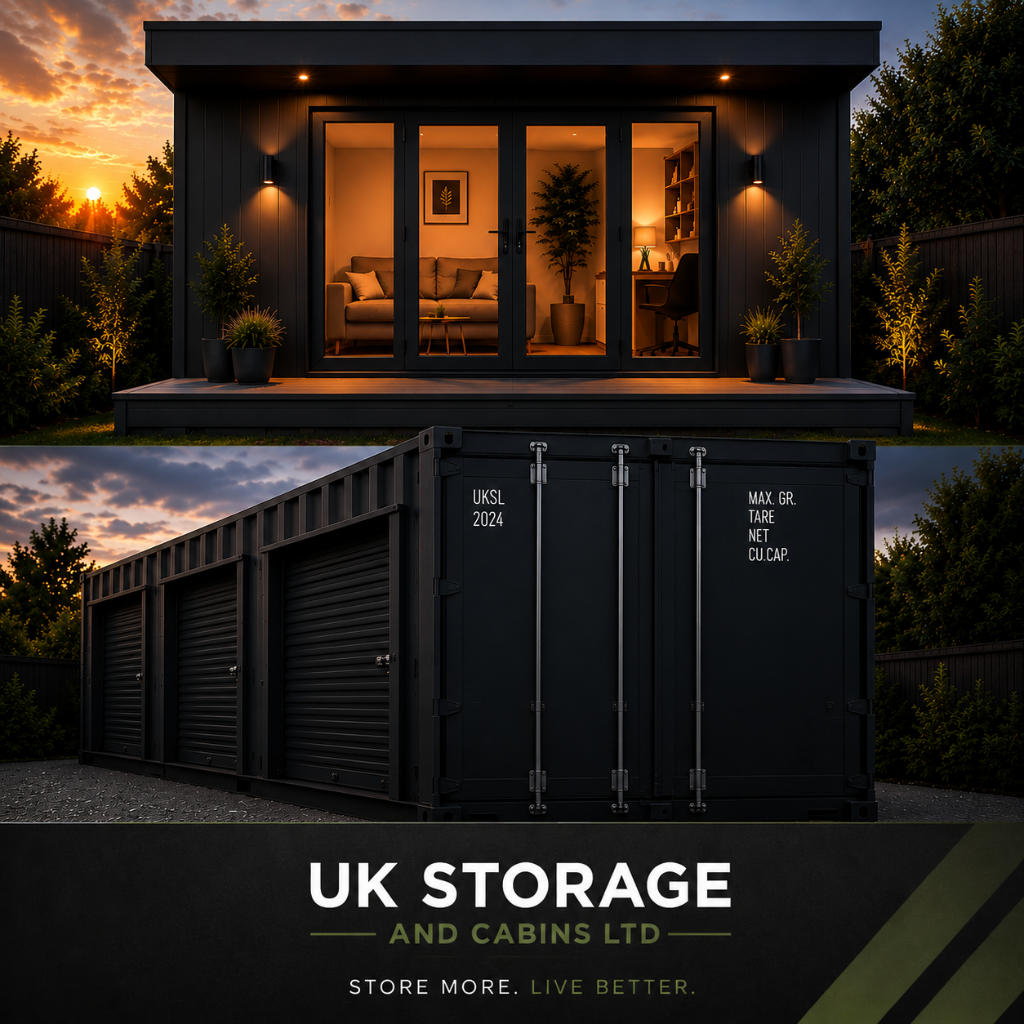 UK Storage and Cabins Ltd — garden rooms and storage containers