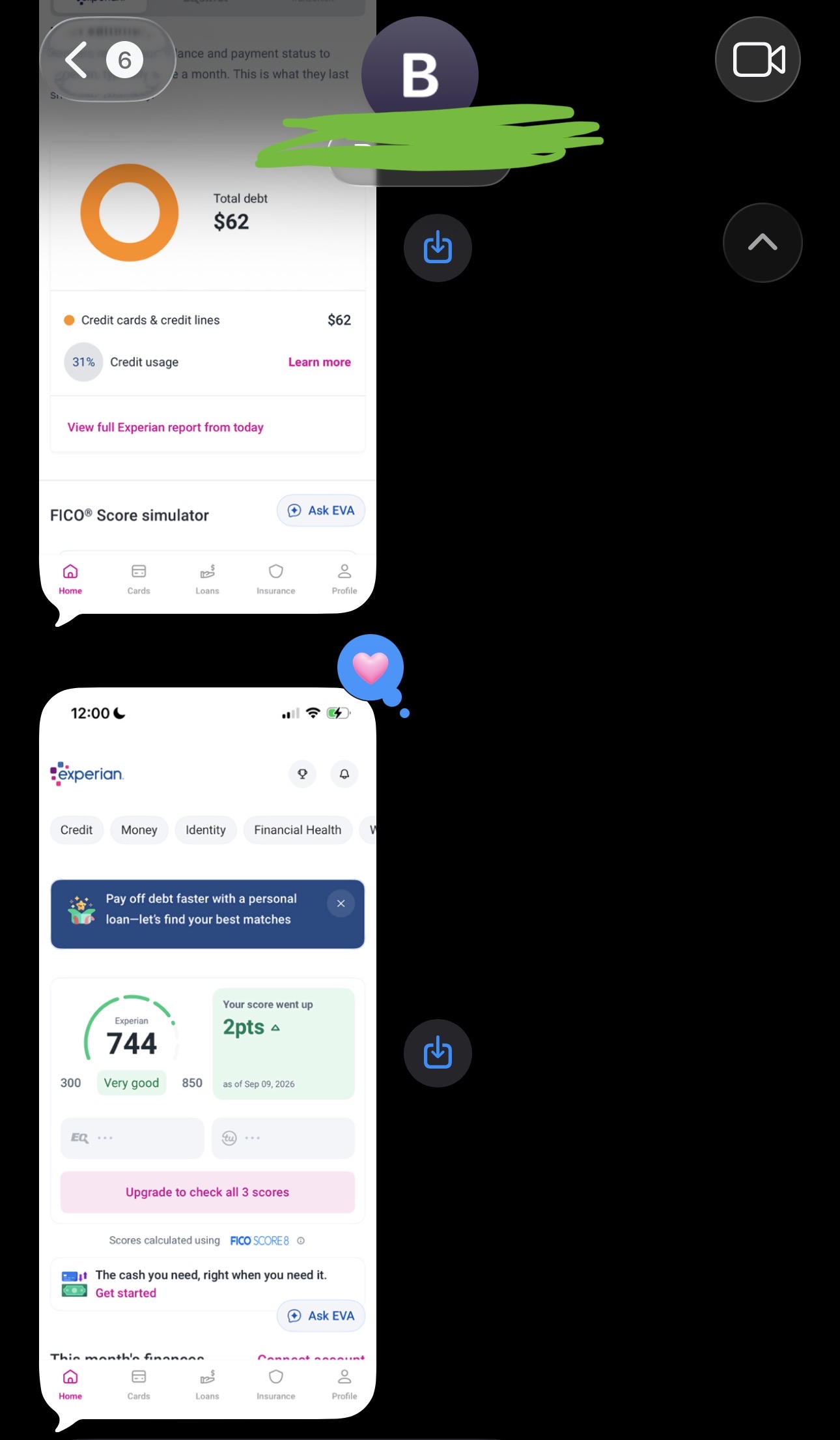 Carlitos (FFL) credit results