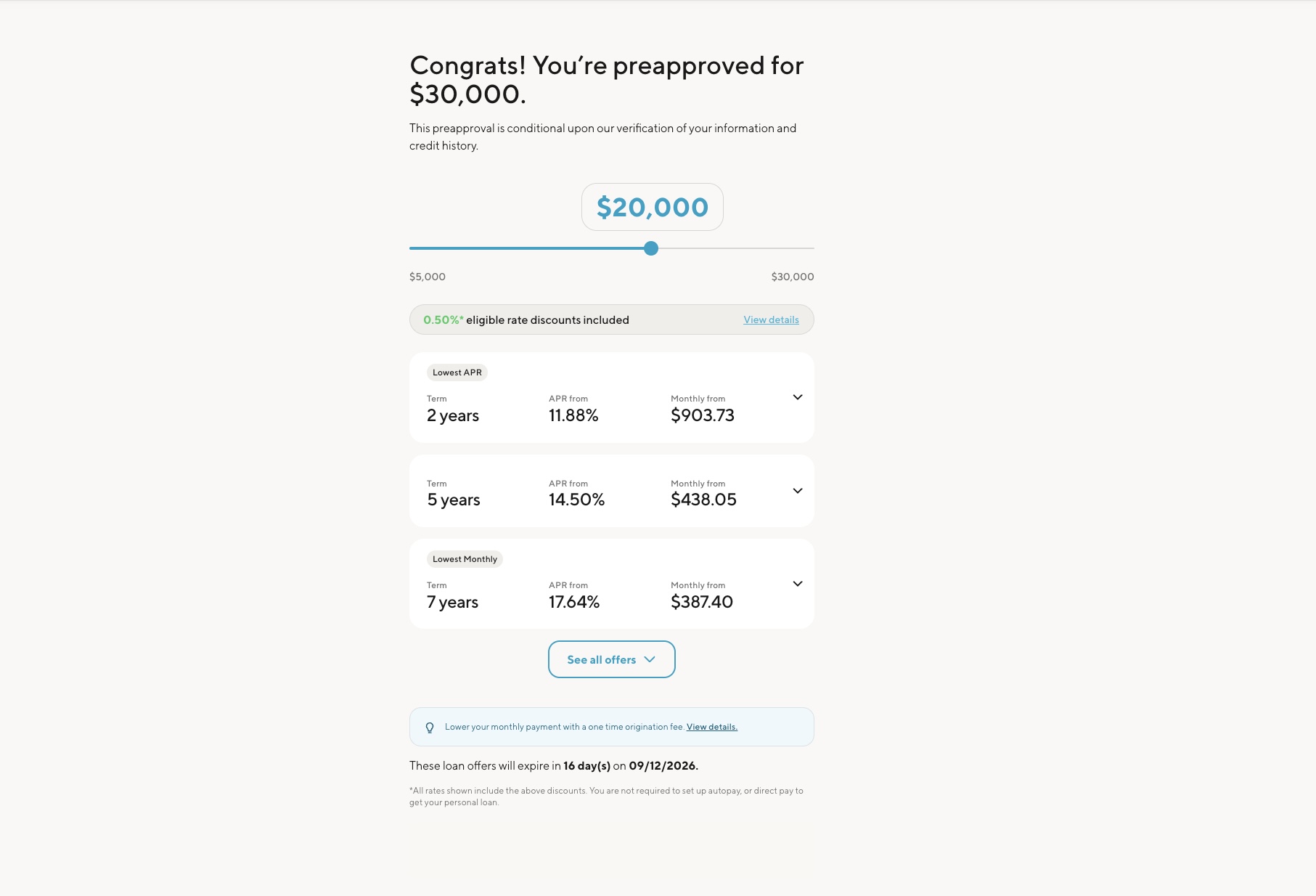 Jenny Rooney credit results