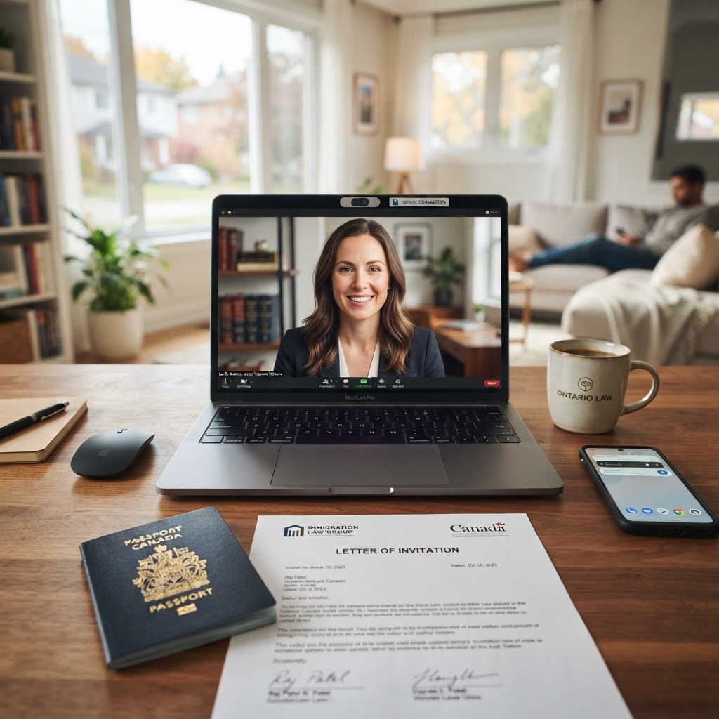 Commissioning an Invitation Letter for a Canada Visa Online in Ontario