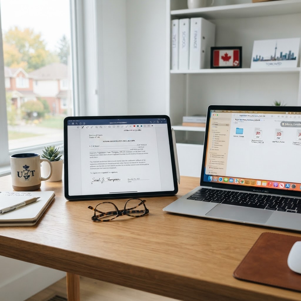 Commissioning a Proof of Residency Affidavit Online for Ontario Schools