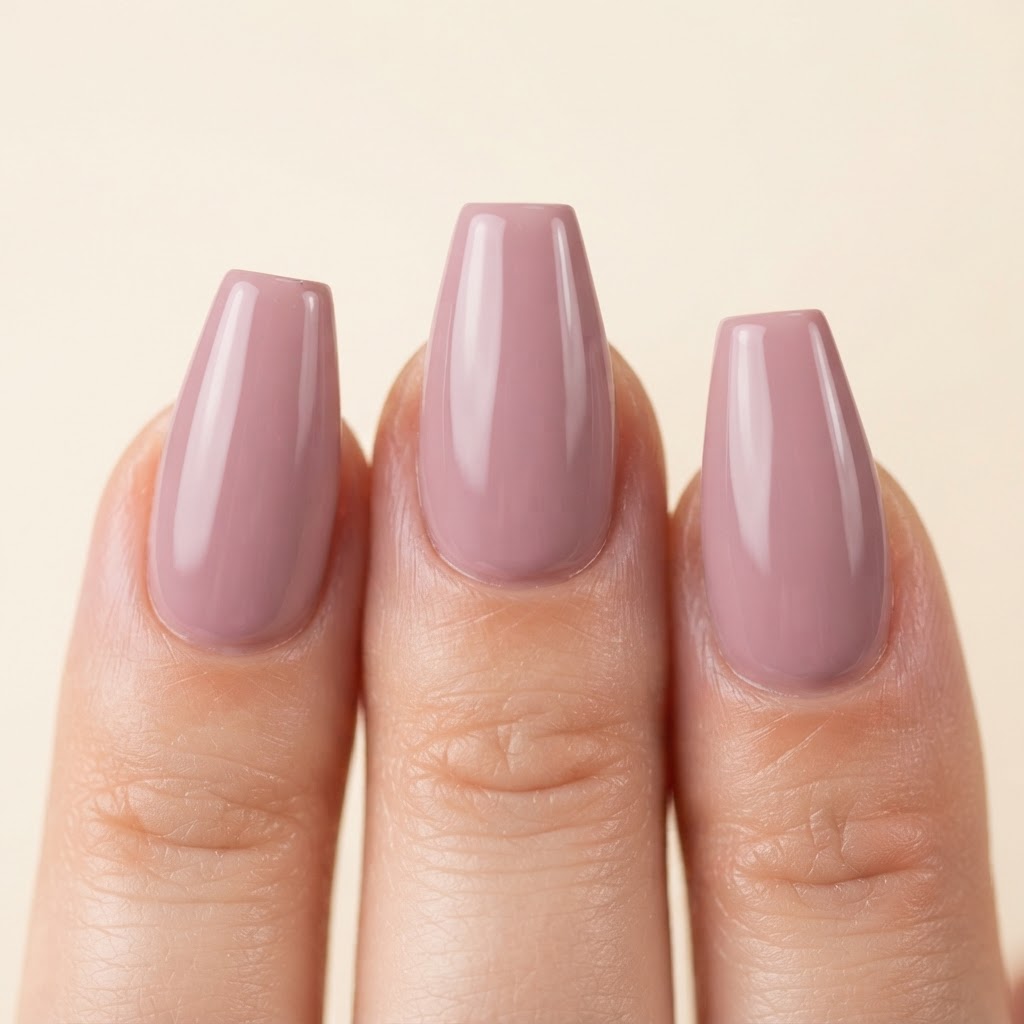 Acrylic Fill with Gel Polish at Beauty Gallery Salon, Kissimmee, FL