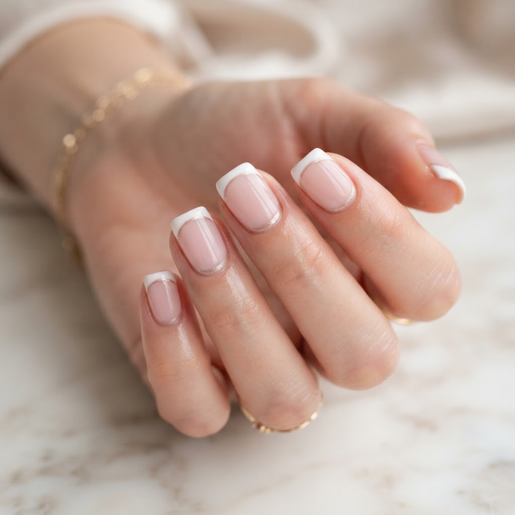 Champagne French Tips