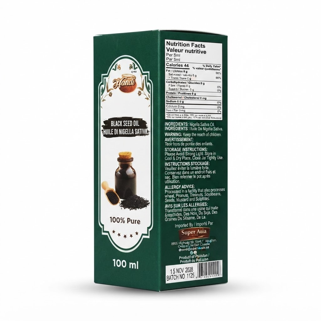 Black seed oil 100% pure