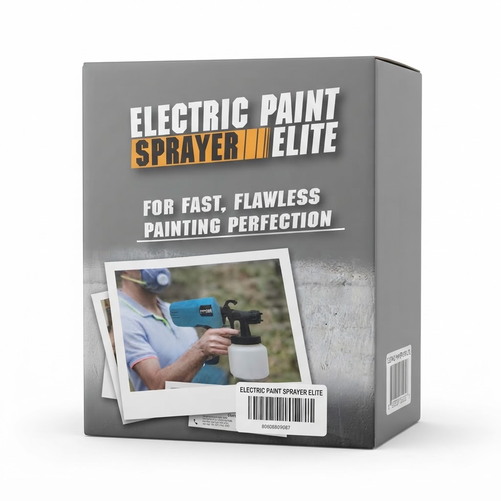 Eletric paint sprayer with 2.5MM nozzle, 1000ML container volume,800ml/min flow rate