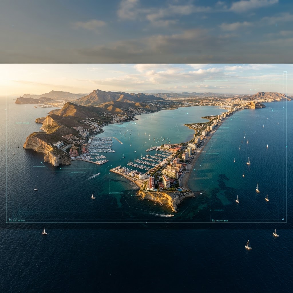 Doble costa de Alicante y Cartagena con el Mar Menor, La Manga y marinas gestionadas con IA y control normativo