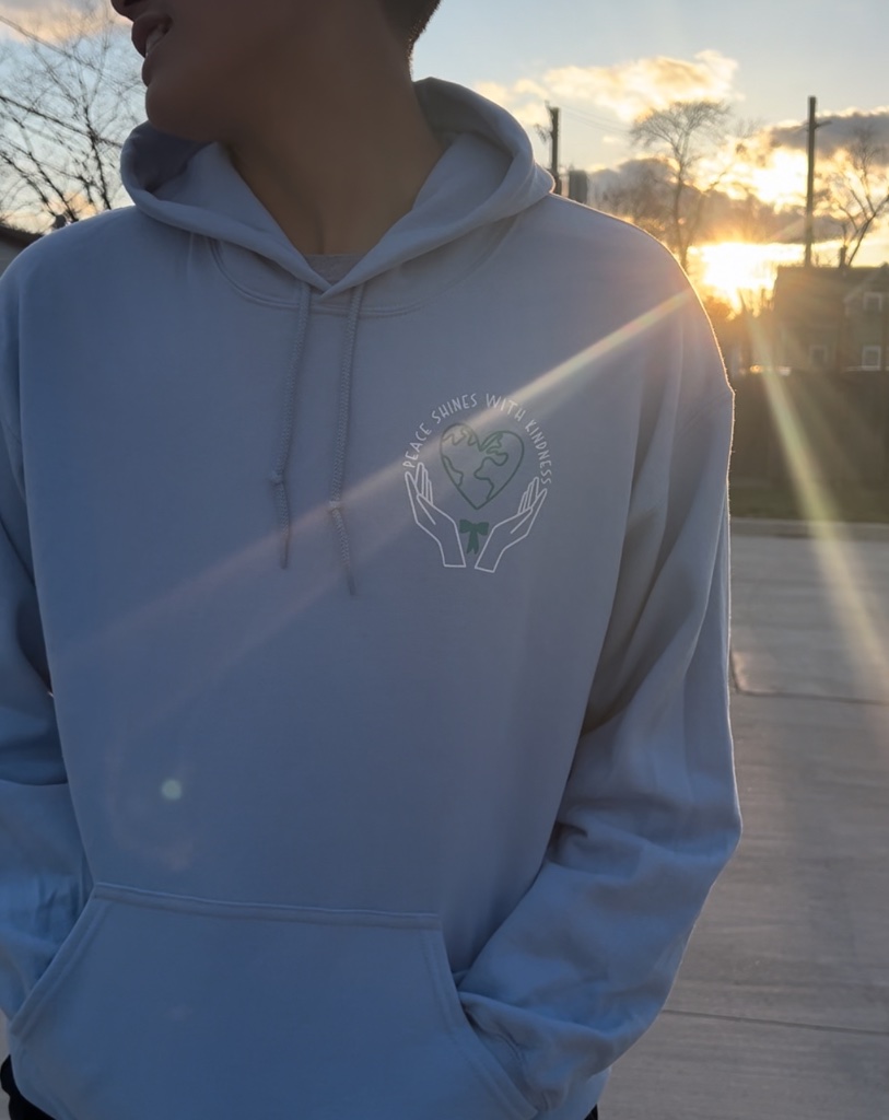 "The Lord Is With Me" Hoodie — Blue