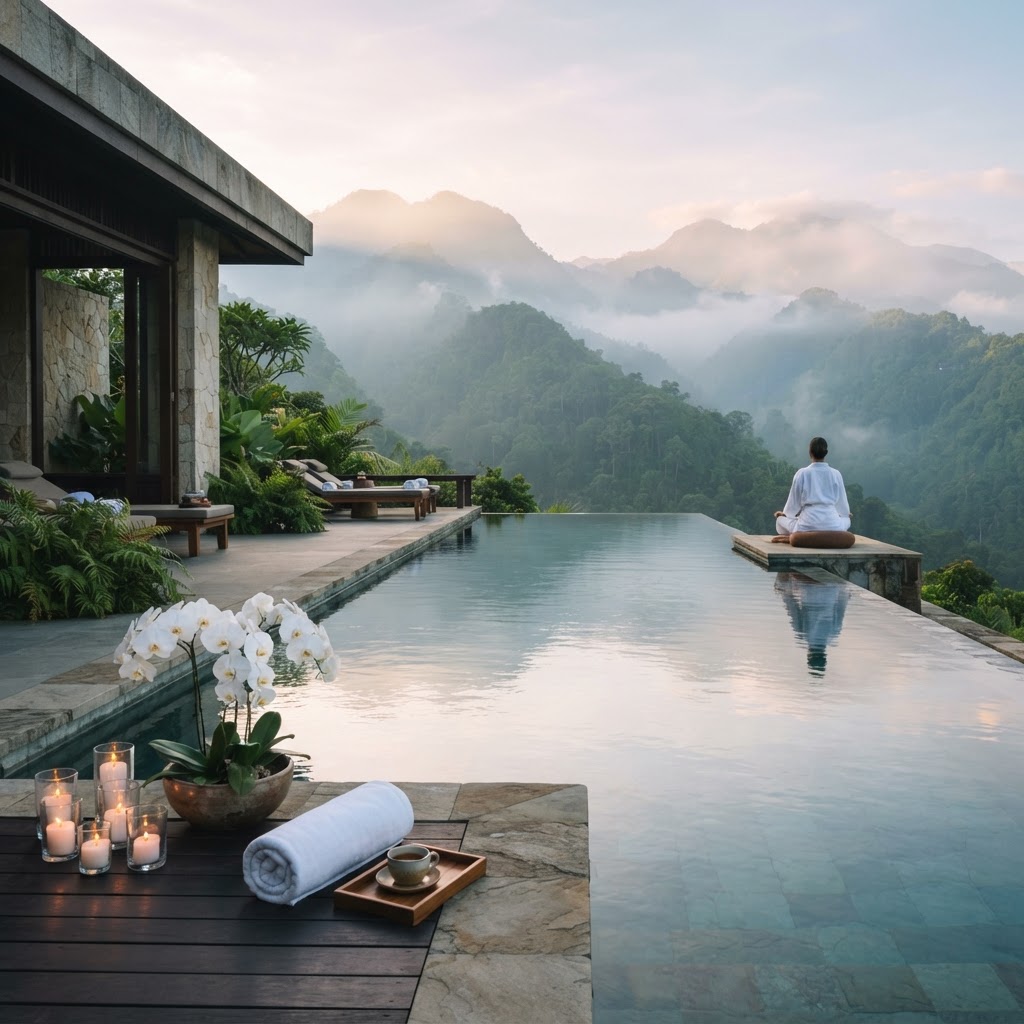 Wellness retreat — spa and serene resort