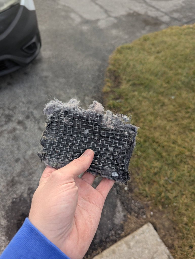 Non-Compliant Pest Guard Removed