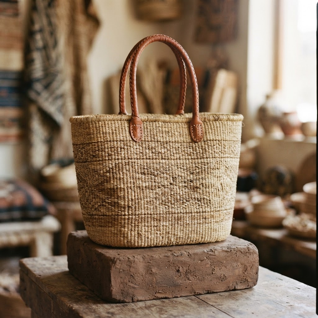 Handwoven Market Tote