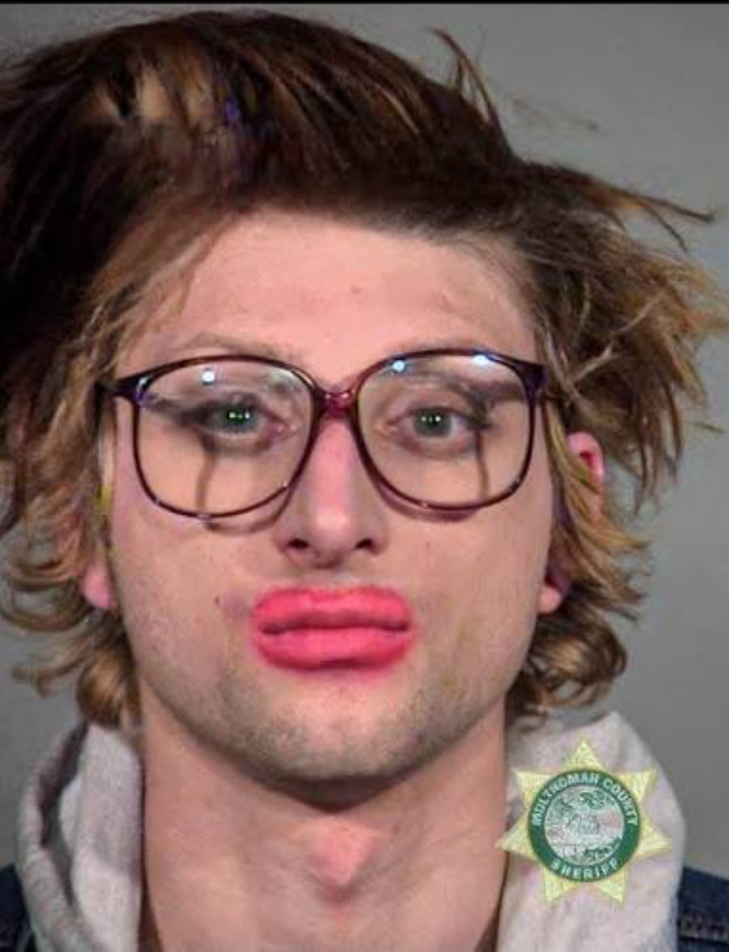 Trenten Barker — Multnomah County Sheriff booking photo 2