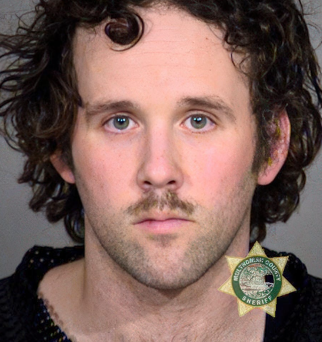 Trenten Barker — Multnomah County Sheriff booking photo 1