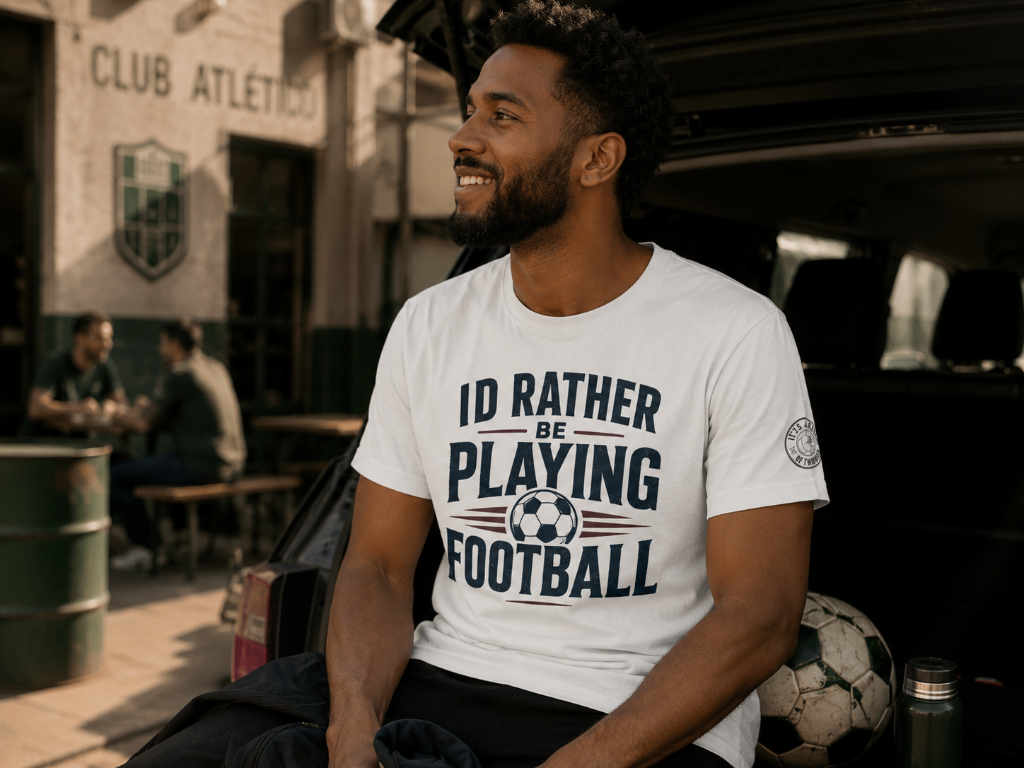 I'd rather be playing football Tee