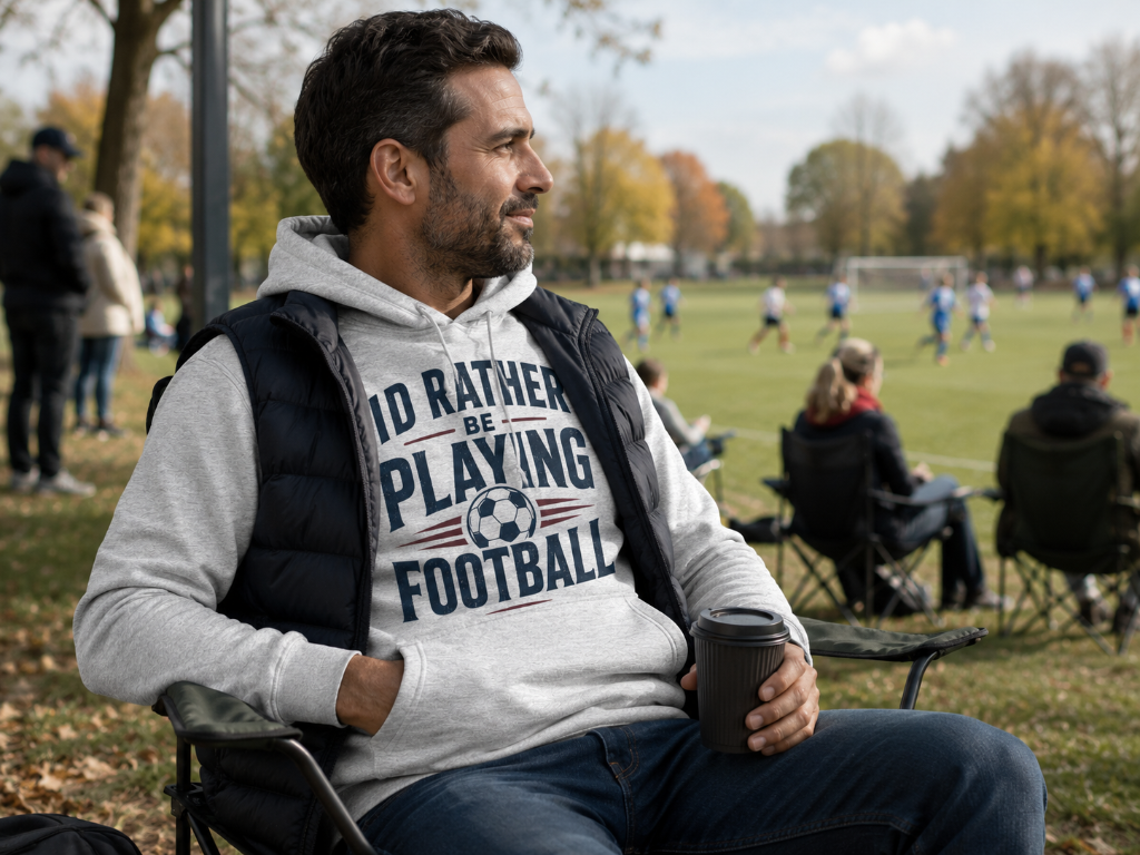 I'd rather be playing football Hoodie