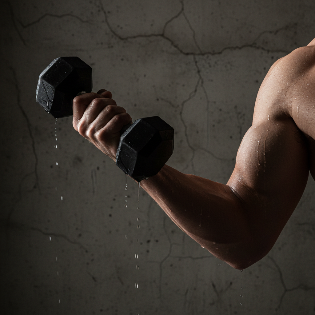 Athlete training with raw intensity