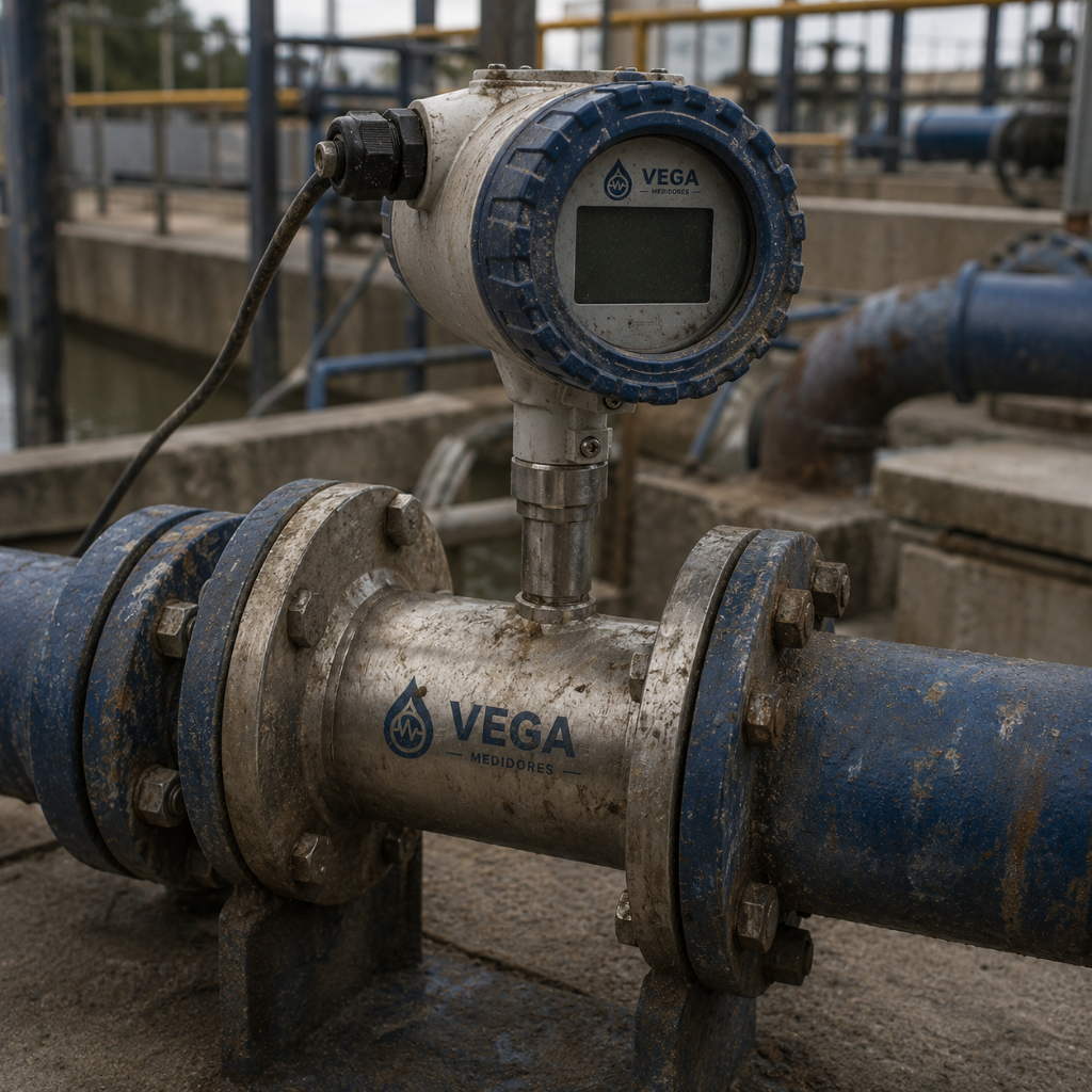 Medidor de turbina em linha