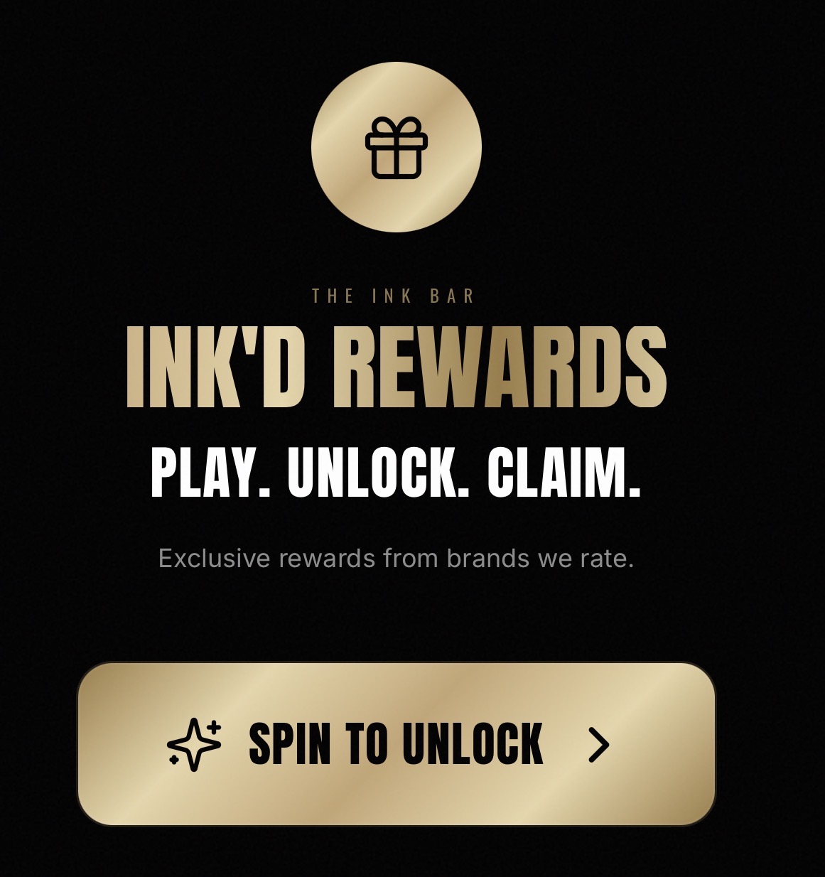 INK'D Rewards home