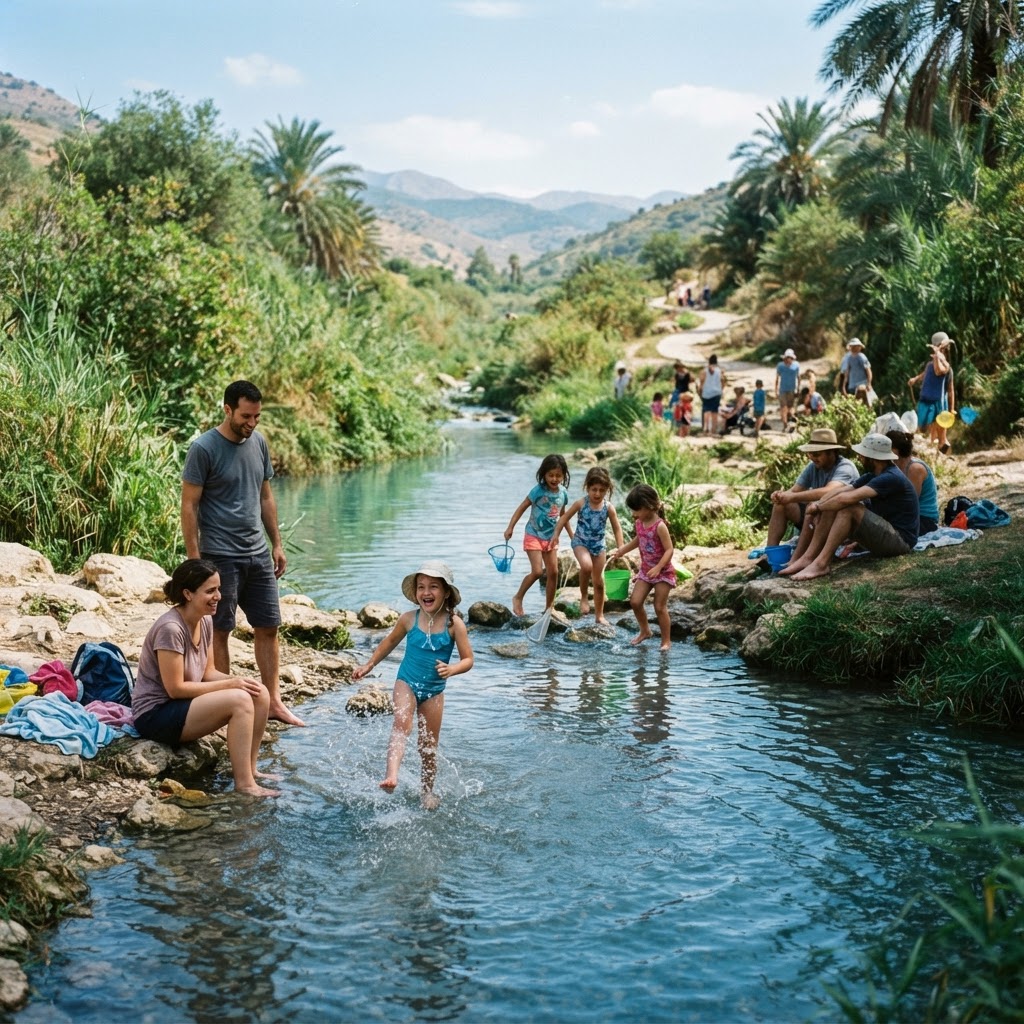 טיול מים וטבע בעמק המעיינות