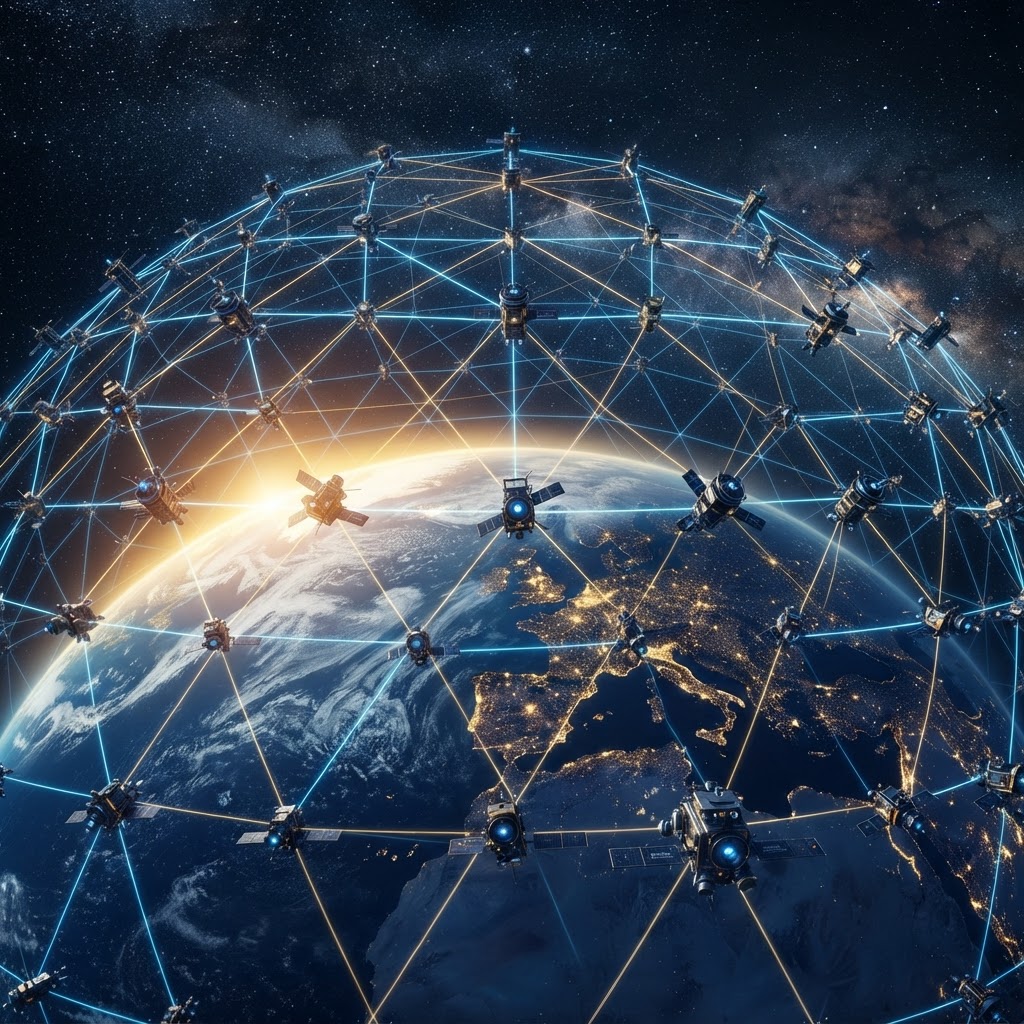 Mesh-Defense Satellites