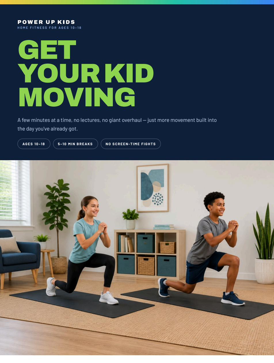 Get Your Kid Moving free printable guide